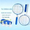 LISM Children's Beginner Badminton Racket Double Set