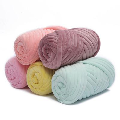 0.5/1kg Chunky Yarn Hand Knitting DIY Pet Bed Super Soft Throw Pillow DIY Blanket Bulky Yarn Velvet