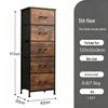 Retro Multi-layer Drawer Storage Cabinet for Living Room