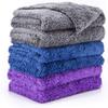 Car Detailing Car Cleaning Cloth Plush Washing Rag Extra Microfiber Towels Edgeless Cleaning Towel