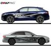 Flame Graphics Car Body Side Stickers Universal PVC Car Body Decoration Vinyl Decals for For Mercedes Benz Golf BMW Accessories