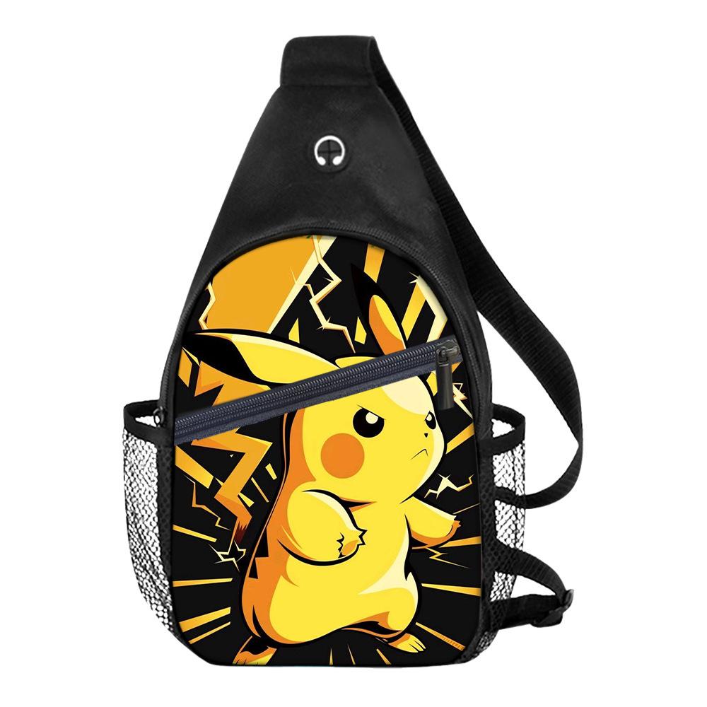 Breast Bag Men'S And Women'S Sports Travel Versatile Casual Shoulder Bag Multifunctional Messenger Bag Cartoon
