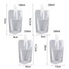 Travel Party Leak Proof Refillable Plastic Juice Pouches Liquid Containers Drink Pouch Soybean Milk