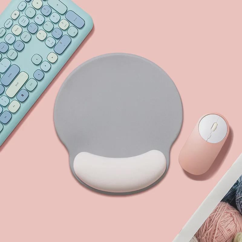 Tapis de Souris Repose-Poignet en Mousse à Mémoire de Silicone pour Filles - Épaissi pour le Bureau et le Gaming