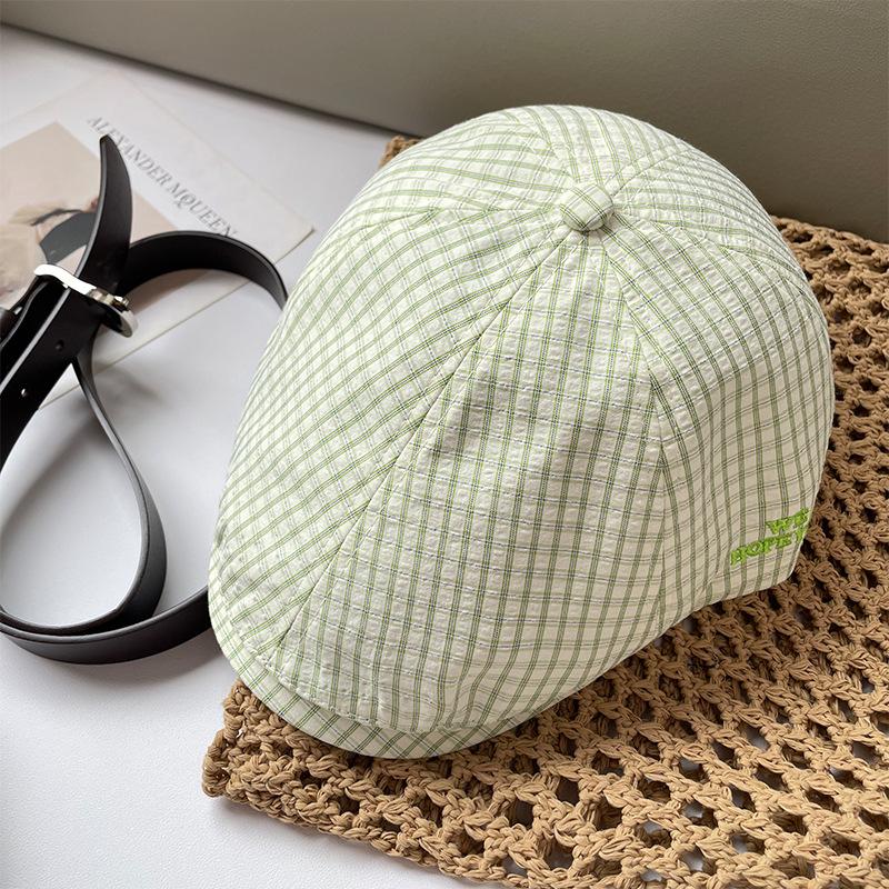 Reverse Beret Children Spring and Summer Cap Forward Hat Male Face Painter Newsboy Hat