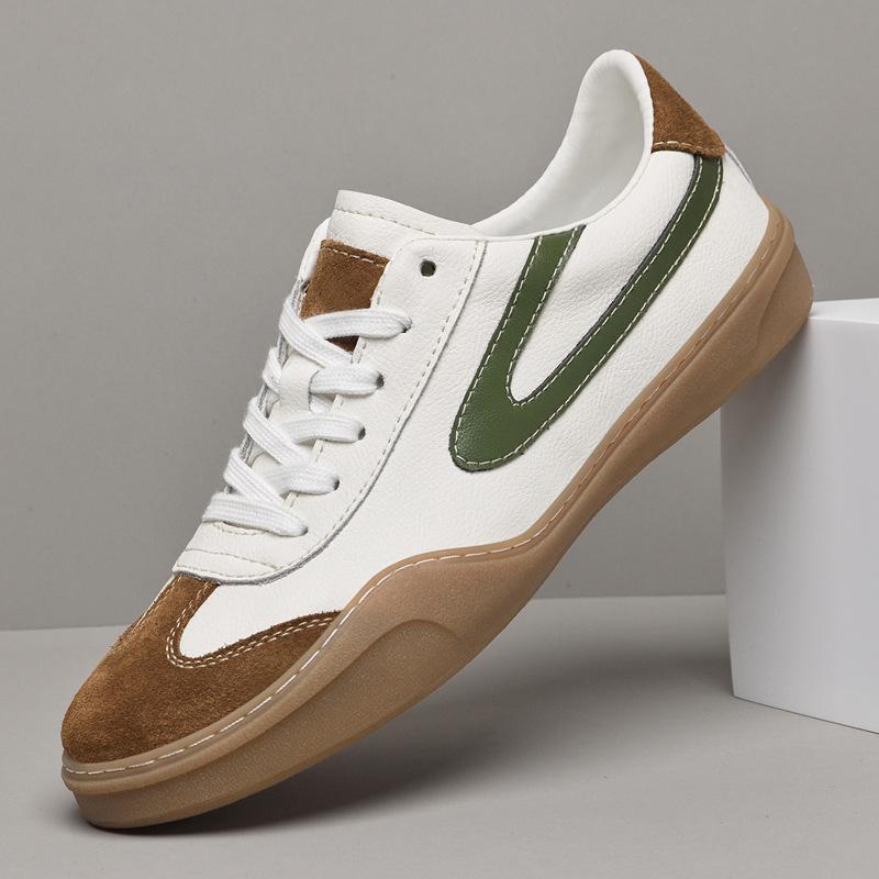 

Men s shoes 2025 summer new light luxury high-end flat-soled wear-resistant casual shoes men s retro daily sports board shoes 45