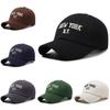 New York Letter Ny Embroidery Baseball Cap Sun Protection Breathable Peaked Hat