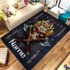 Custom Personalization Viking Sign Area Rug - Perfect For Kitchen, Bathroom,Laundry Room Decor Large Size Available,Gift All Seasons