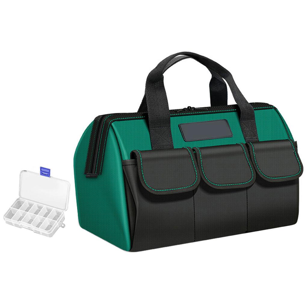 Heavy Duty Oxford Tool Bag Large Capacity Waterproof Durable Work Tote Pouch For Professional Repair Equipment Storage