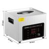 3L/0.8 gal 7 Levels Digital Ultrasonic Cleaner with 100W Heater & Timer, 120W Power, Degas for Jewelry, Glasses, Home Use