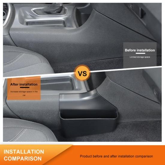 Konsolen-Gangschaltung Seitenaufbewahrungsbox Organizer-Schale für Dodge Charger 15+ Zubehör