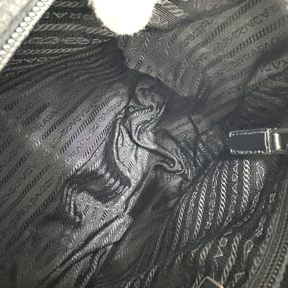 PRADA BT426T Shoulder Bag Shoulder Bag Shoulder Bag Nylon Black/SilverHardware