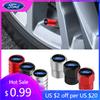 Car Sticker Car Tire Valve Caps Metal Styling Tyre Air Stems Cover For Ford S MAX Ranger Focus Fiesta Mondeo Kuga Mustang Escort