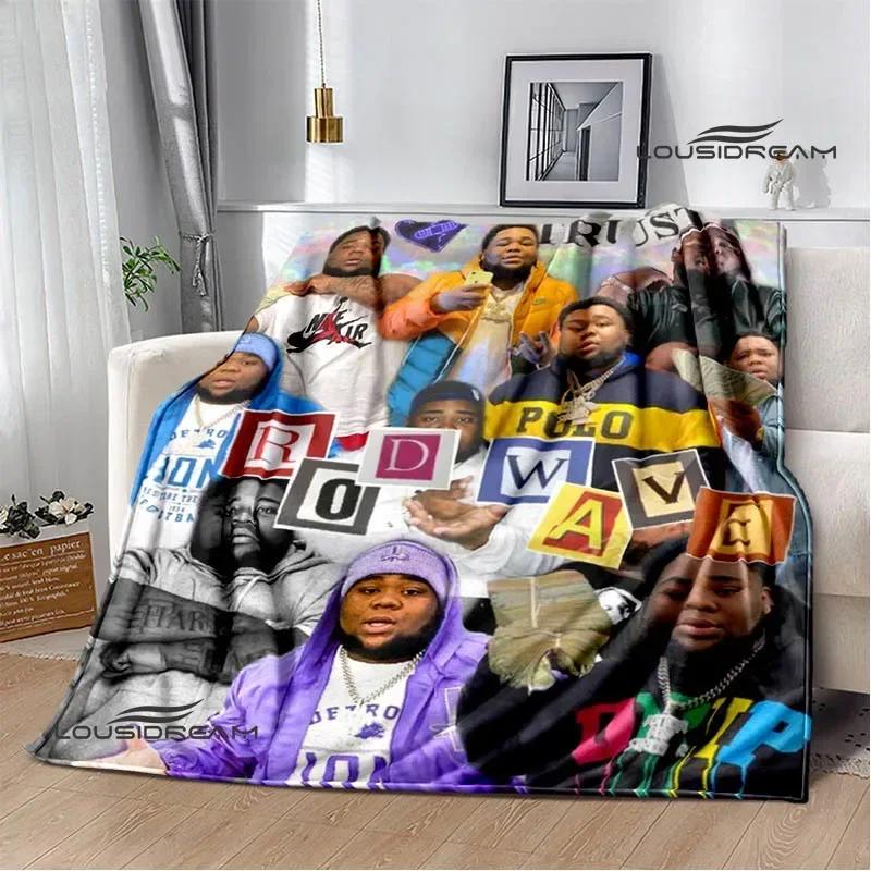 Rapper rod wave printed blanket Warm Flannel Blankets Soft and Comfortable blanket Home Travel Blanket bed linings Birthday Gift