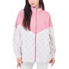 MLB Monogram Los Angeles Dodgers Jackets & Coats Unisex Hemp Pink 3AWJM0341-07PKM