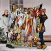 Horse Dark Blanket Suitable All Seasons Soft Comfortable Sofa Office Nap Travel Birthday Gift Christmas Present