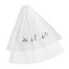 Elegant Double Layer Bridal Veil With Comb Easy To Wear White Headpieces Hair Decoration For Weddings And Photography
