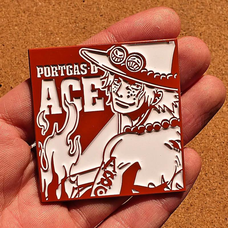 Creativity Anime One Piece Enamel Pins Monkey D Luffy Badges Men Women's Brooches Cool Briefcase Badges Decorate Gifts