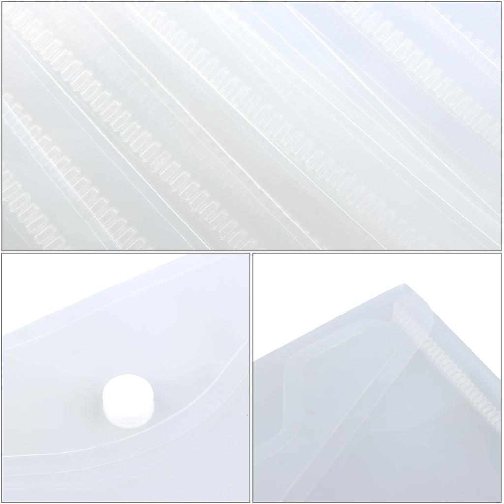 Clear Stamp And Die Storage Bag Resealable Plastic Storage Pocket Large Envelop