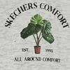Skechers Sports Lifestyle Series Round Neck Comfortable Short Sleeve T-Shirt Unisex Tops Light-White Gray L225U130-0248