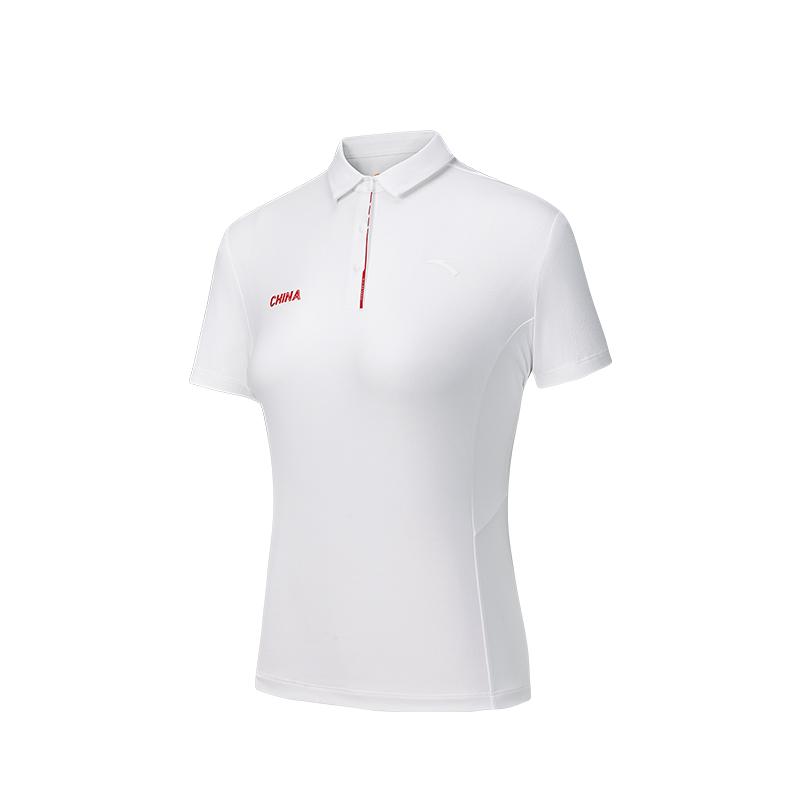 

Anta Comfortable Simple Versatile Breathable Quick-Dry Sports Polo Shirt Women tops 162537105-1 M