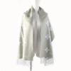 Great LOUIS VUITTON Stall Escalp Reykjavik Gray light blue cashmere M70462 Used
