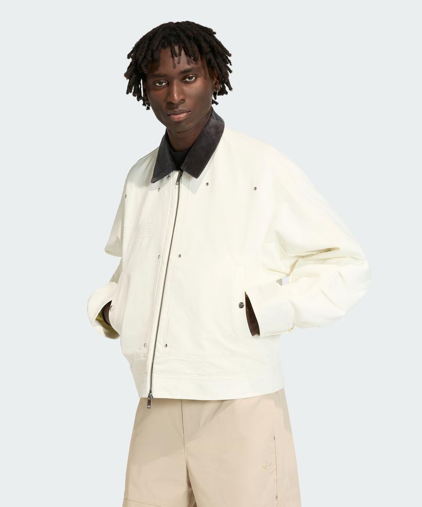 adidas Premium Essential Bomber Jacket - Ivory / Kd6568