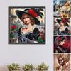 Beauty Special Shaped 5D DIY Partial Drill Diamond Art Kit for Adults Beginners Home Decor Diamonds Paintings Gem Art 30x30cm