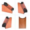 Wooden guitar neck rest with 2 heights and thick padding makes string changes and various maintenance tasks easier.