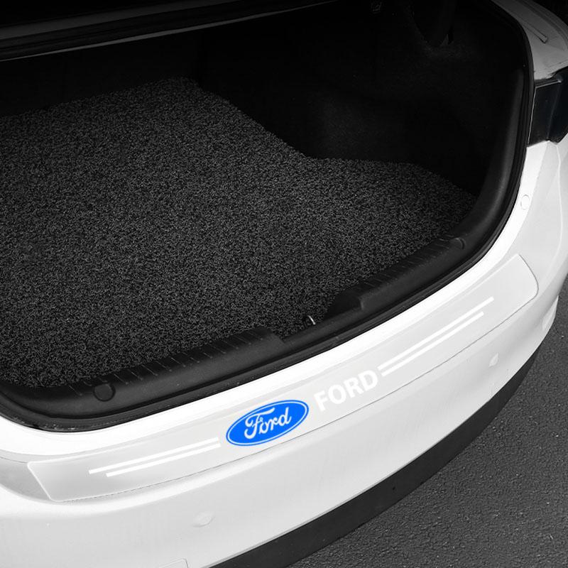 1 ks Průhledná ochranná nálepka na znak kufru auta, Autodoplňky pro Ford Focus Mondeo Kuga Fiesta MK7 Escort Explorer Edge 2 4 MK2 MK4