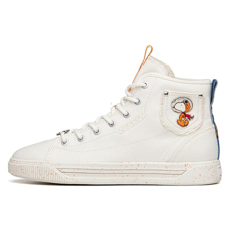 Anta Кроссовки  White  серии X Snoopy Skateboarding High Женские 38