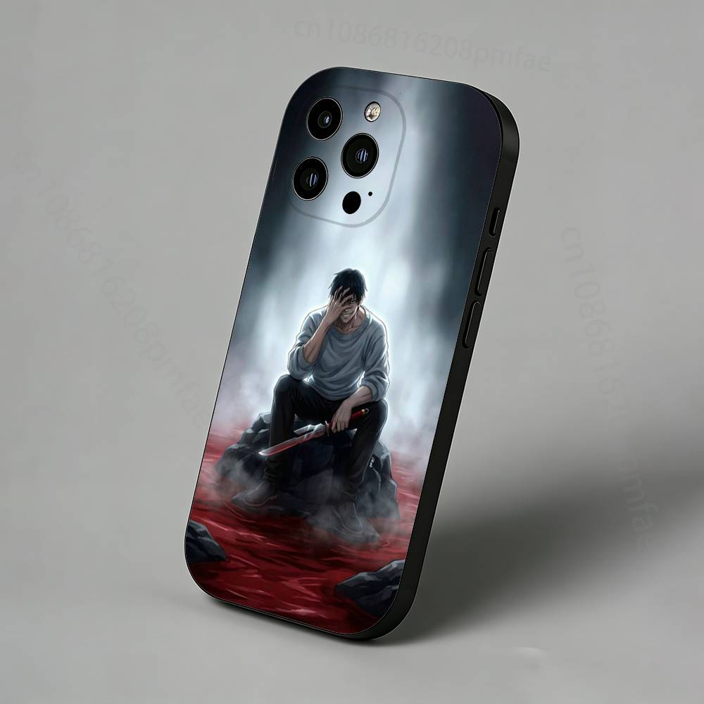 Toji Fushiguro Jujutsu K-Kaisen iPhone Case For 17,16,15,14,13,12,11 Pro,Max,Plus,X,XS,XR,SE,Mini Back Protector Cover