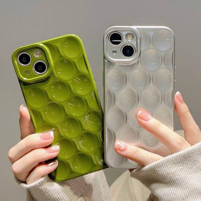 Fashion 3d Honeycomb Pattern Back Case For Iphone 13 14 12 11 Pro Max Xs Xr X 12 13 Mini Soft Silicone Shockproof Phone Cover