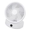 Foldable Desk Fan 3 Speeds Digital Display USB Rechargeable Remote Control Oscillating Desktop Fan with Night Light for