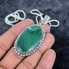 Green Aventurine Gemstone 925 Sterling Silver Jewelry Pendant 2.44" M-2912