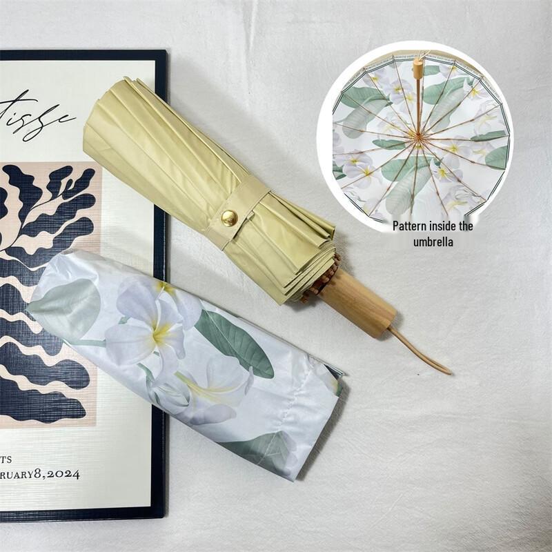 OIMG Premium 16-Rib UV Protection Windproof Folding Umbrella