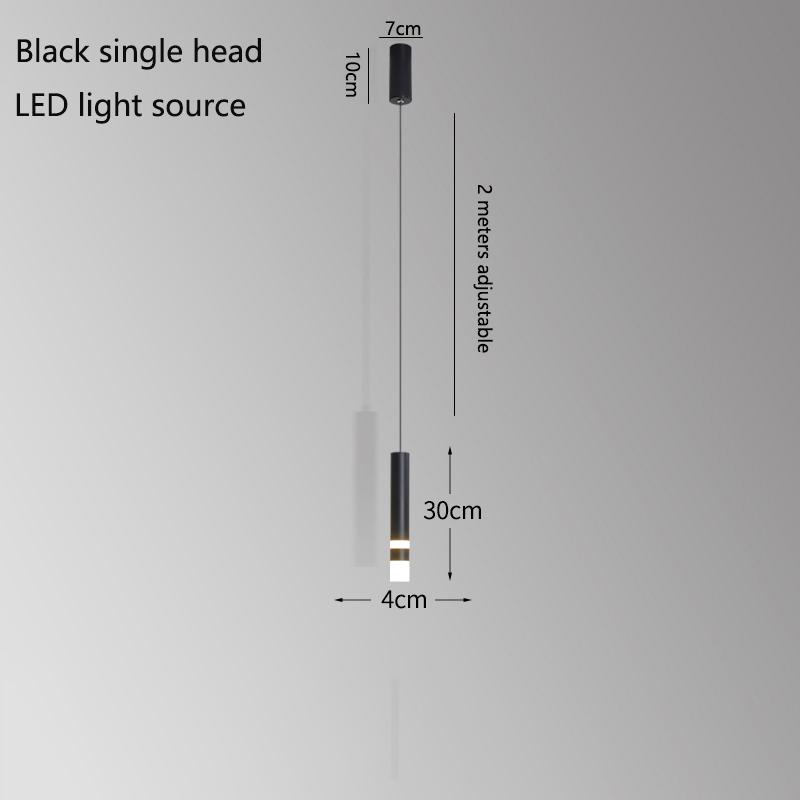 Nordic Luster LED Pendent Lights Modern Living Room Dining Table Chandelier Bedside Entrance Hall Kitchen Bar Indoor Lighting