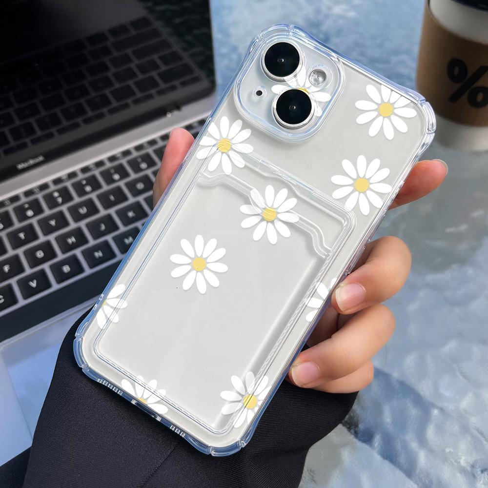 Card Phone Case for iPhone 11 13 XR 15 14 Pro Max iPhone 12 16 7 8 Plus XS Max Samsung S24 S23 A15 A55 A05 A54 Redmi 12 13C 13 9 Cartoon Protection