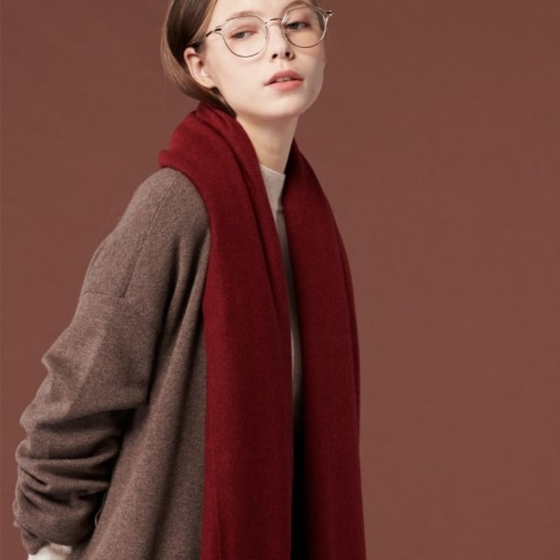 RECLOW Plain Muffler Wine