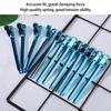 12PCS Purple Blue Hairdressing Styling Clamps Stainless Steel Hair Styling Clips  For Hairstyling