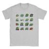 Pepe Peepo Variety Set Men T Shirt Fun Tees Short Sleeve Crewneck T-Shirts Pure Cotton Graphic Tops