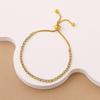 Elegant High-End Adjustable Bracelet with Row Diamonds – European and American Fashion