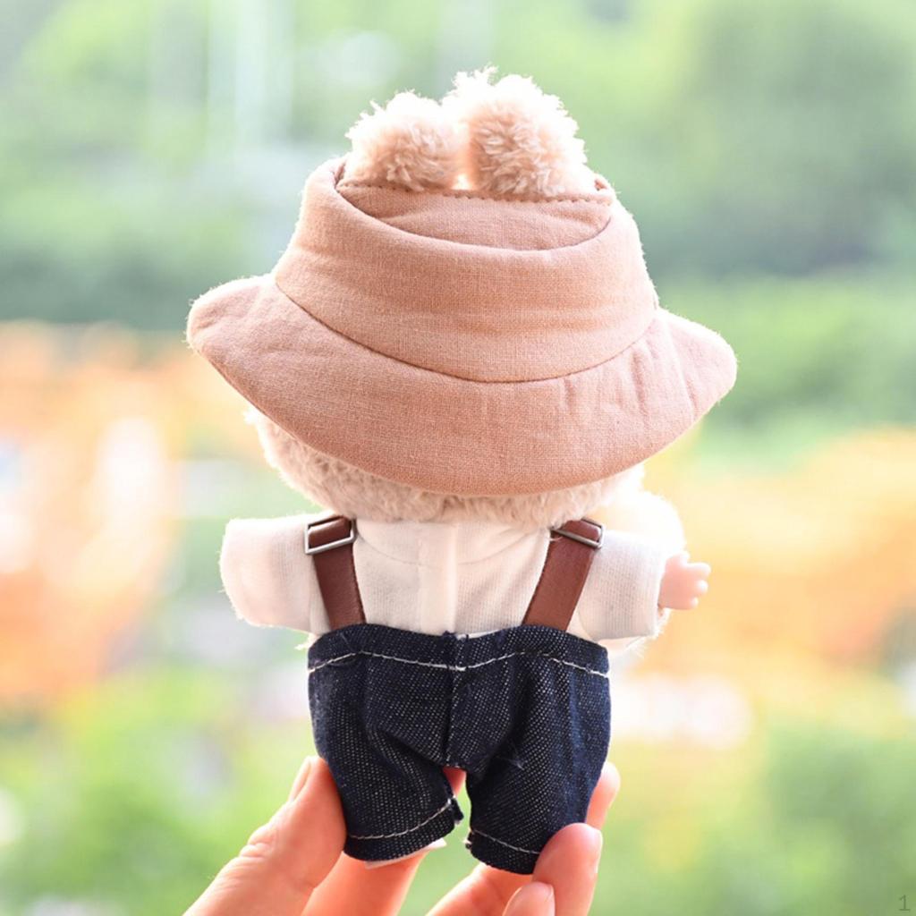 Plush Doll Clothes for 17cm Stylish Soft Photo Props Cute Outifits