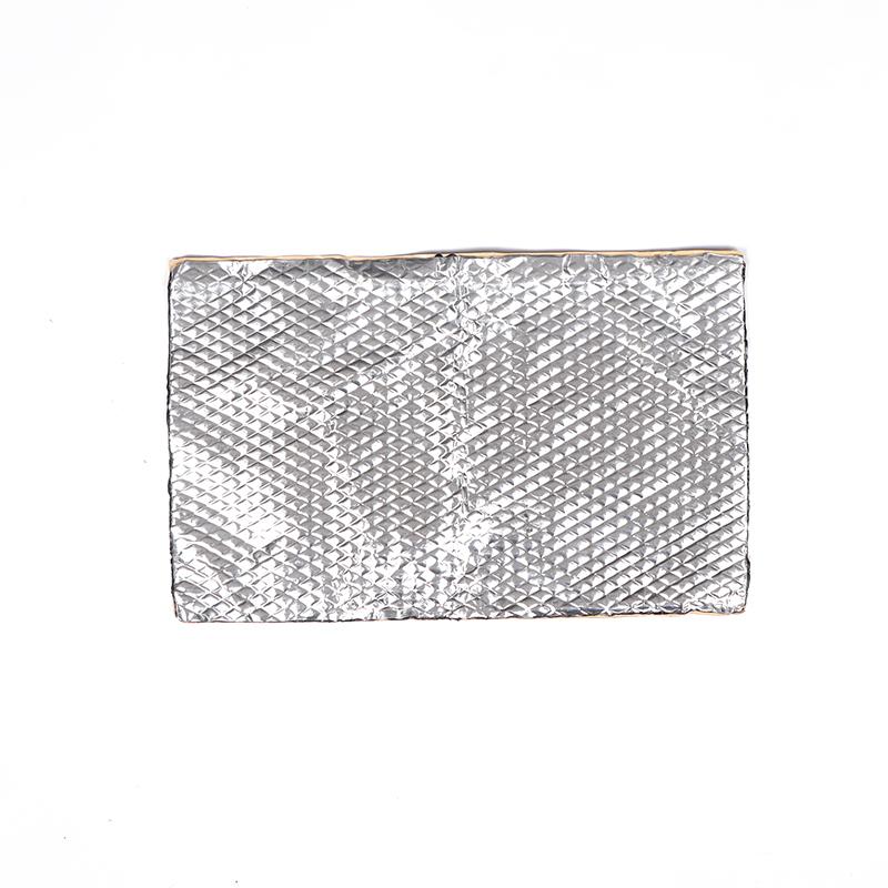 1 Piece Engine Bonnet Firewall Noise Proofing Deadener Anti-Noise Pads 2Mm Aluminum Foil Car Sound Heat Insulation Cotton Mats
