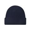 New Style One-Piece Turned-Up Knit Hat Unisex Couple's Warm Woolen Beanie Wrap-Around Cold-Weather Hat Casual Pull-Over Beanie