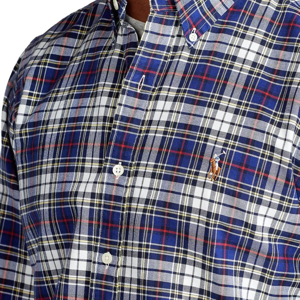 Polo Ralph Lauren Classic Fit Check Oxford Shirt Men shirts Blue 710811288-010