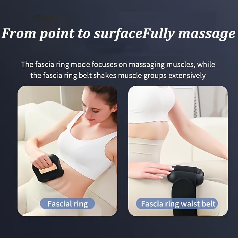 Latest Fully Upgraded Multifunctional Fascia Ring Massager, Featuring 5 Handheld Applications, 5 Modes, 5 Frequencies, Portable And Convenient
