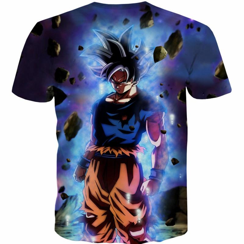 3D Dragon Ball Super Anime Ultra Instinct Super Saiyan Goku Printed Men's Fashion Dragonball Short Sleeve T-Shirt Dragon Ball Z T-shirt