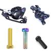 1 Set Titanium Alloy Bicycle Oil Disc Screws Multicolor Gold Disc Brake Screws  Road Bike