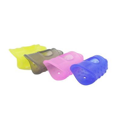 4 in 1 Flexible Fingerspitzenschützer Silikon Fingerschutz Fingerspitze für Gitarre Ukulele Bass